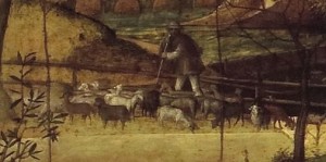 Bellini Saint Francis Shepherd and flock